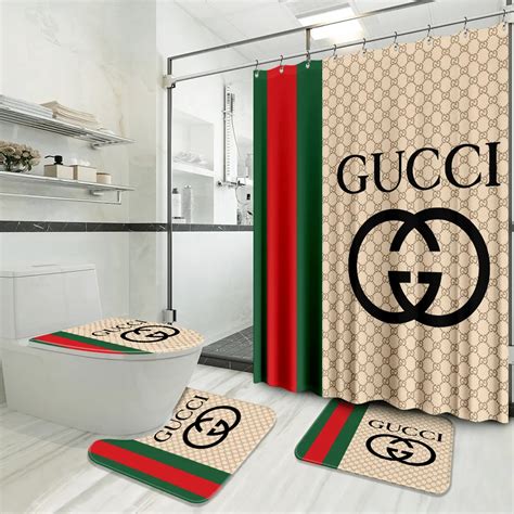 cheap gucci shower curtain|Gucci shower curtain rings.